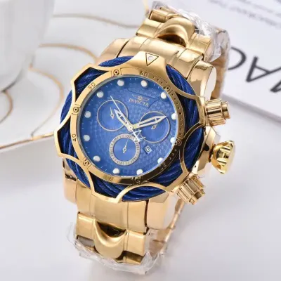 MEN'S STAINLESS STEEL STRAP WATCH 